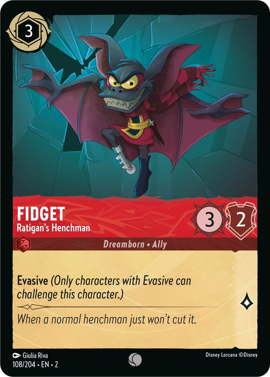 Disney Lorcana - Fidget - Ratigan's Henchman (108/204) (Rise of the Floodborn)