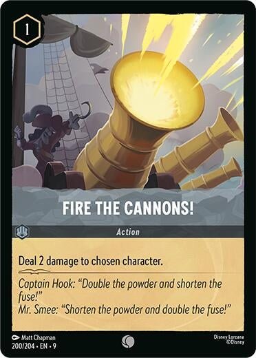 Disney Lorcana - Fire the Cannons! (200/204) (Fabled)