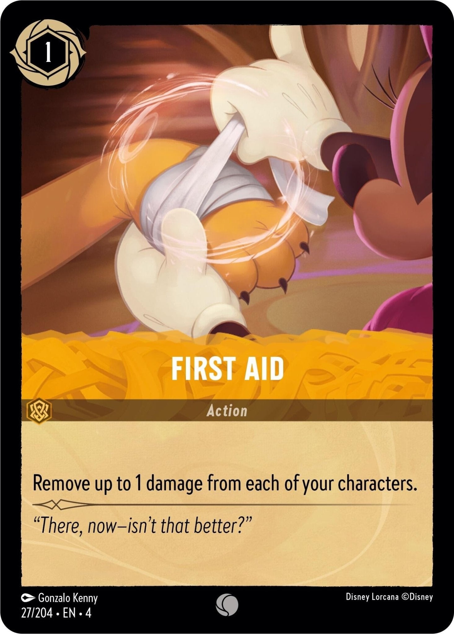 Disney Lorcana - First Aid (27/204) (Ursula's Return)