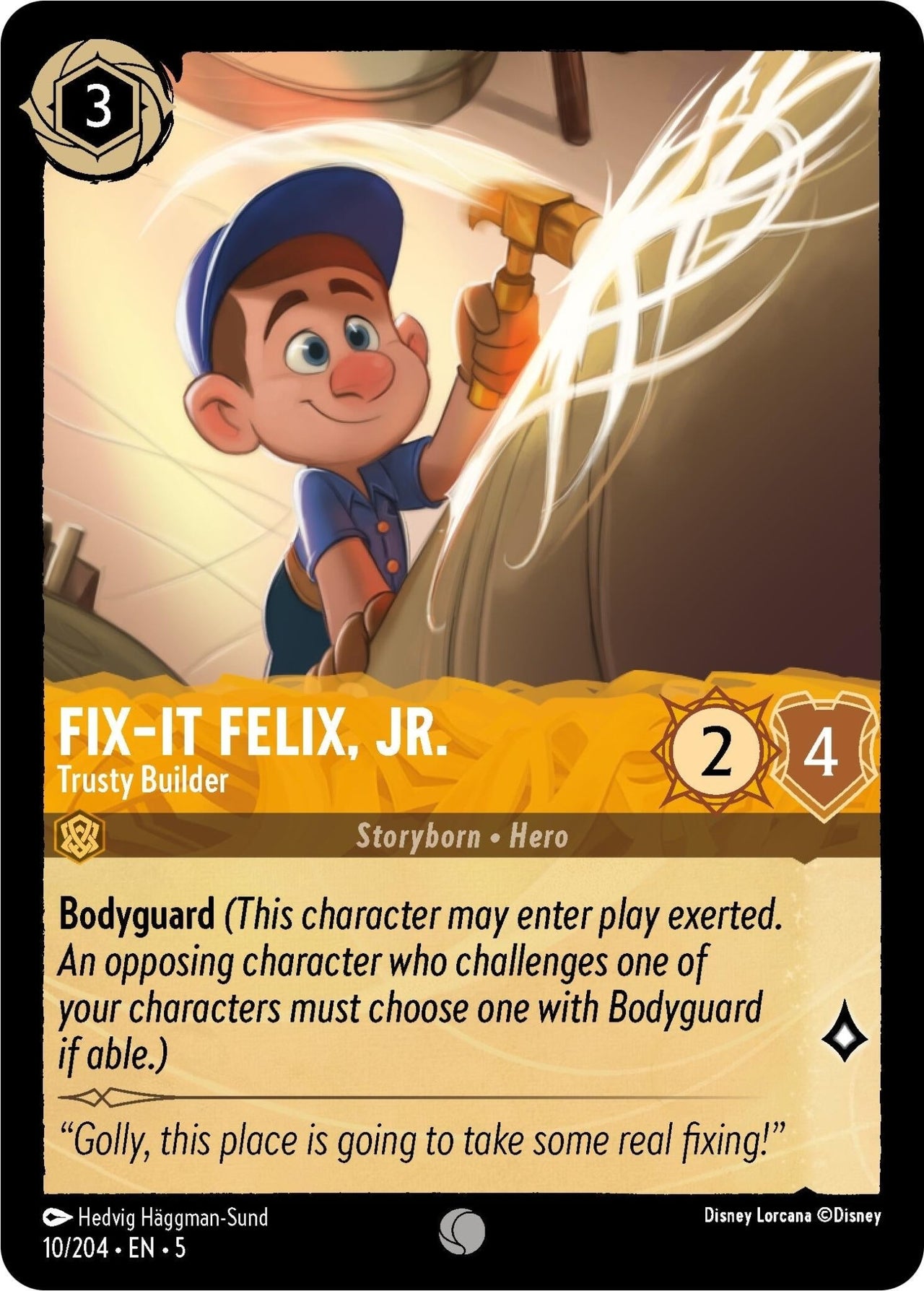Fix - It Felix, Jr. - Trusty Builder (10/204) (Shimmering Skies) by LAB7 Malta, Europe