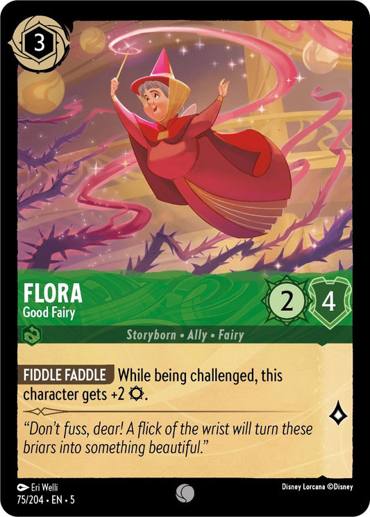Disney Lorcana - Flora - Good Fairy (75/204) (Shimmering Skies)