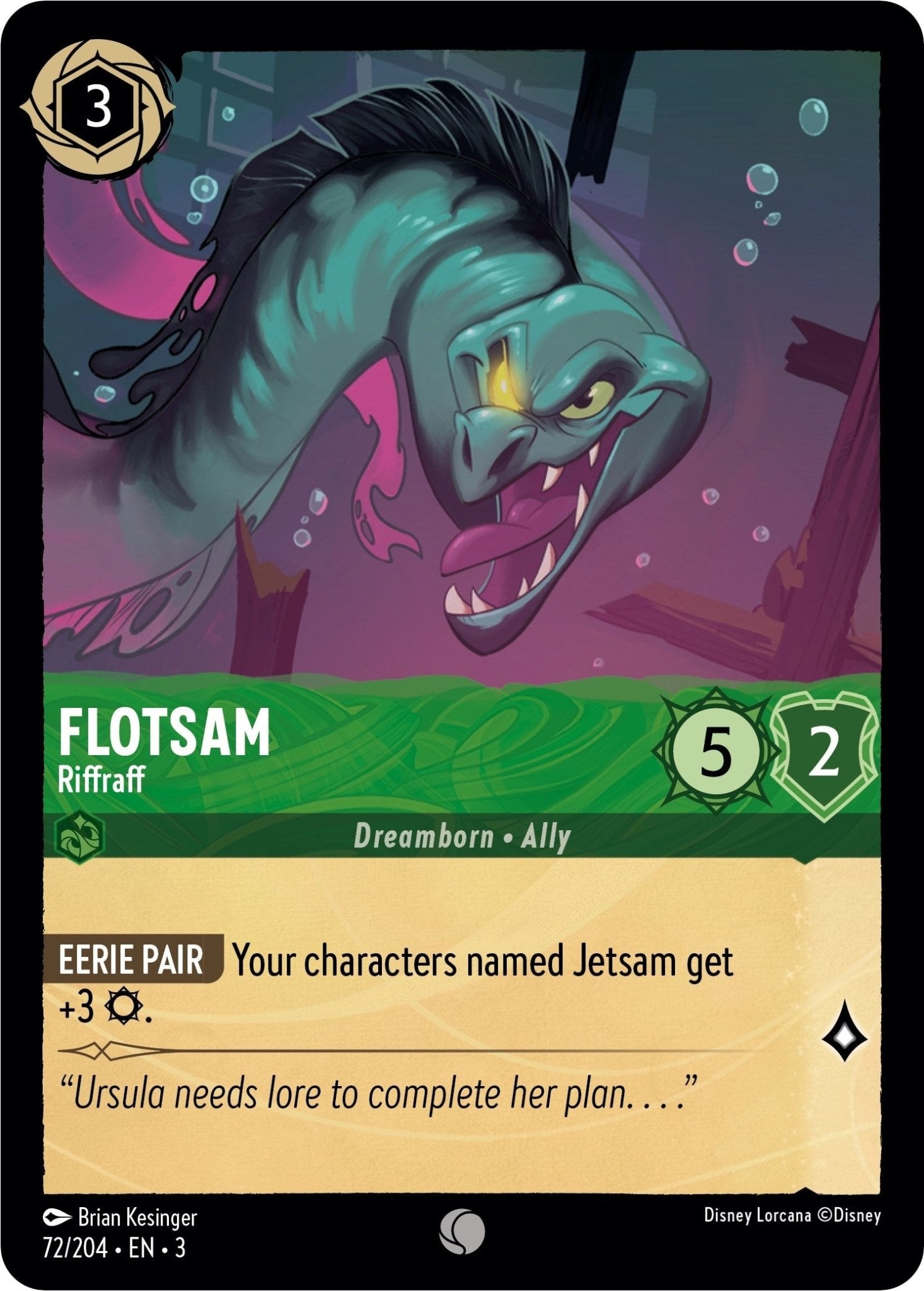 Disney Lorcana - Flotsam - Riffraff (72/204) (Into the Inklands)
