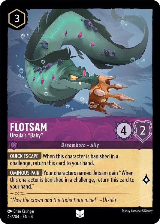Disney Lorcana - Flotsam - Ursula's "Baby" (43/204) (Ursula's Return)