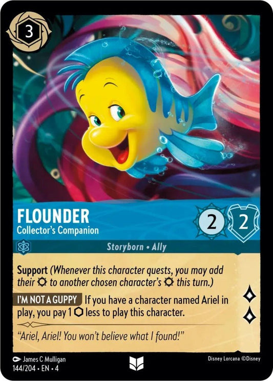 Disney Lorcana - Flounder - Collector's Companion (144/204) (Ursula's Return)