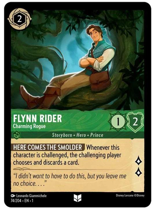 Disney Lorcana - Flynn Rider - Charming Rogue (74/204) (The First Chapter)