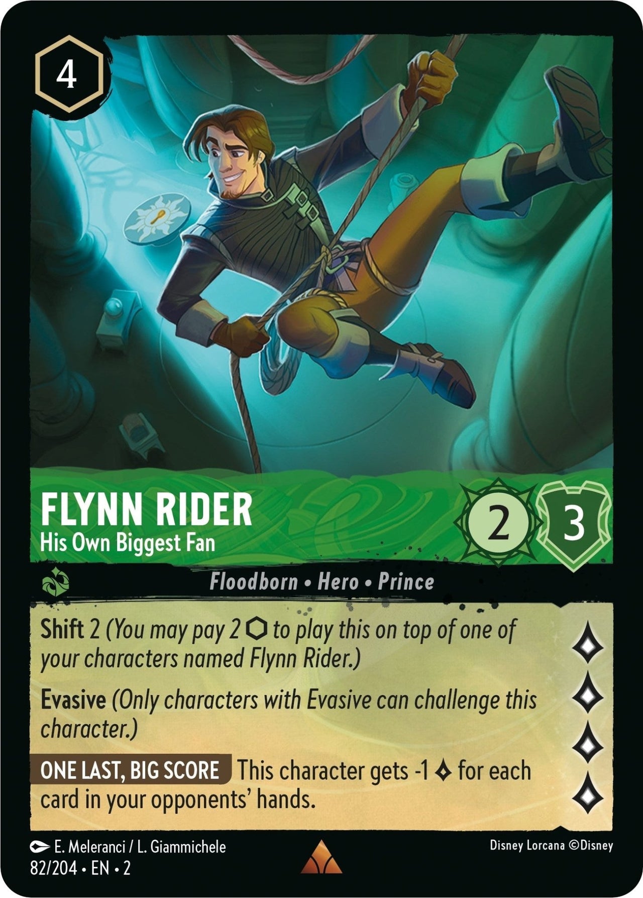 Flynn Rider - His Own Biggest Fan (82/204) (Rise of the Floodborn) by LAB7 Malta, Europe