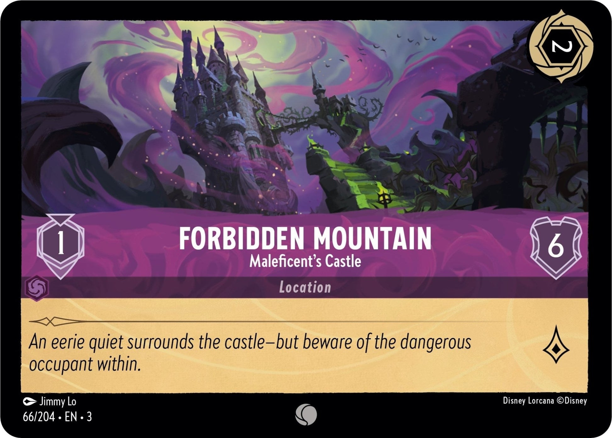 Disney Lorcana - Forbidden Mountain - Maleficent's Castle (66/204) (Into the Inklands)