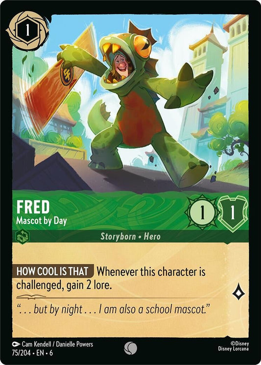 Disney Lorcana - Fred - Mascot by Day (75/204) (Azurite Sea)
