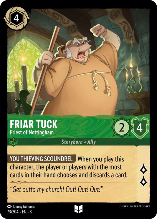 Disney Lorcana - Friar Tuck - Priest of Nottingham (73/204) (Into the Inklands)
