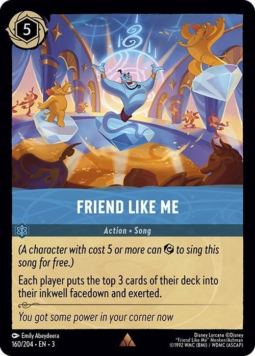 Disney Lorcana - Friend Like Me (160/204) (Into the Inklands)