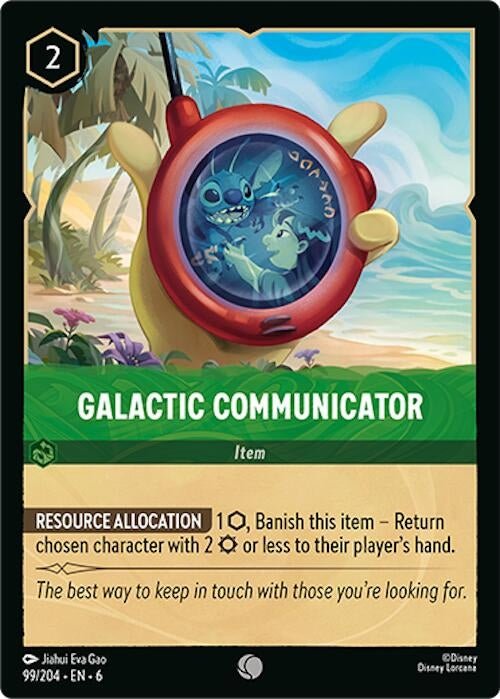 Disney Lorcana - Galactic Communicator (99/204) (Azurite Sea)