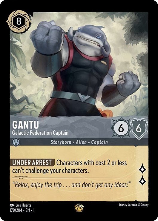 Disney Lorcana - Gantu - Galactic Federation Captain (178/204) (The First Chapter)