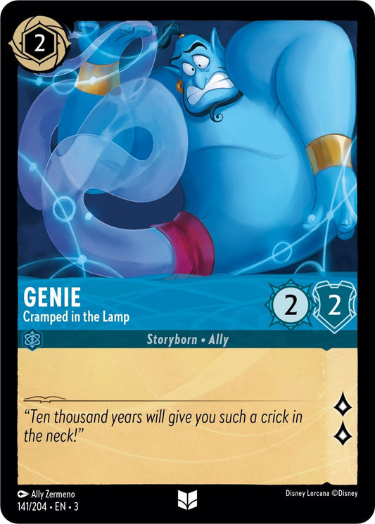 Disney Lorcana - Genie - Cramped in the Lamp (141/204) (Into the Inklands)