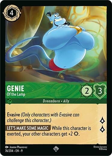 Disney Lorcana - Genie - Of the Lamp (76/204) (Fabled)