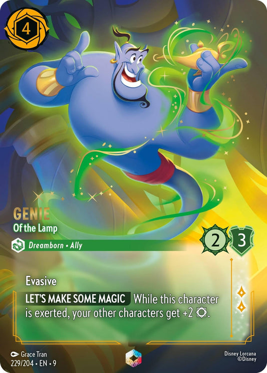 Disney Lorcana - Genie - Of the Lamp (Enchanted) (229/204) (Fabled)