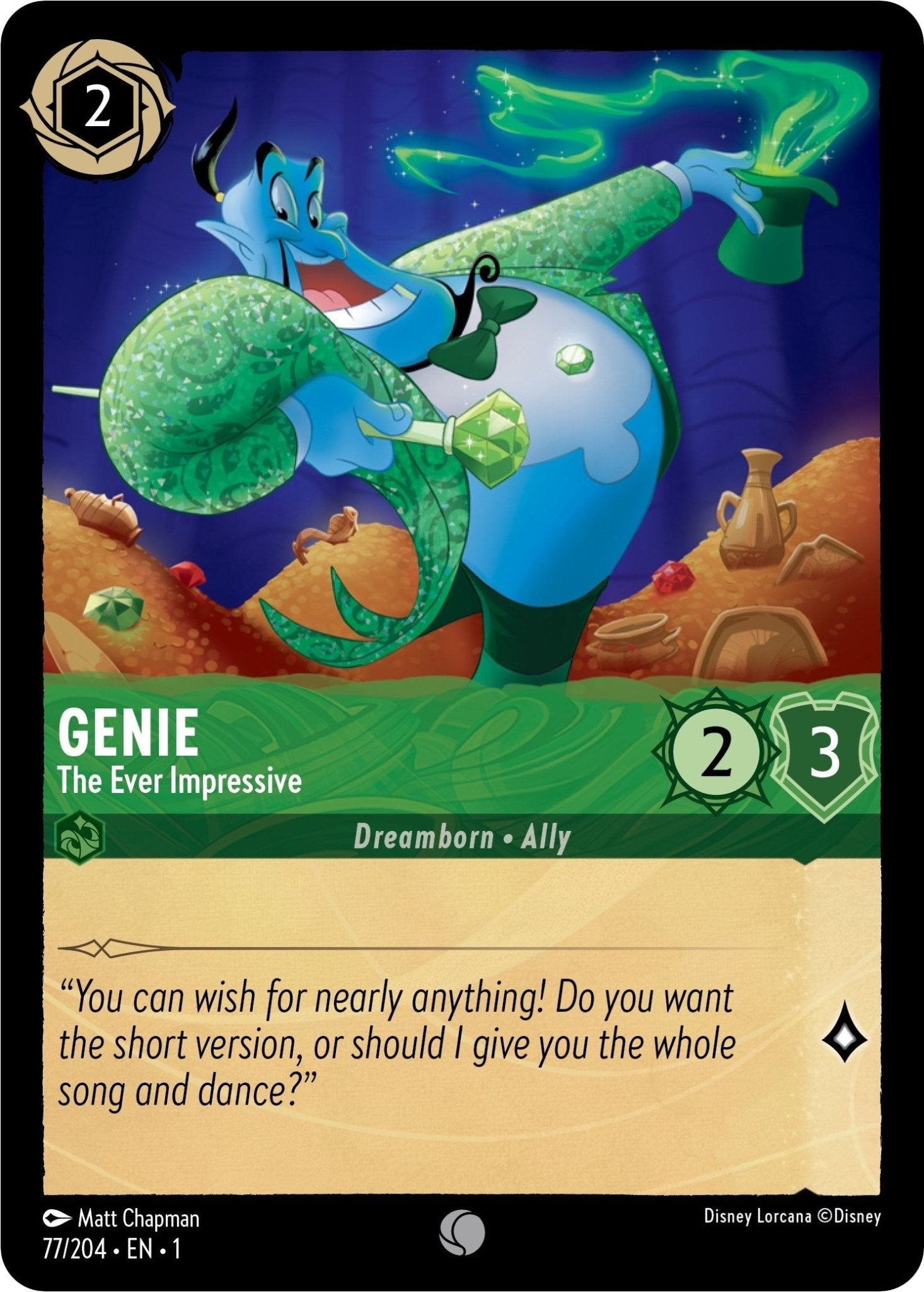 Disney Lorcana - Genie - The Ever Impressive (77/204) (The First Chapter)