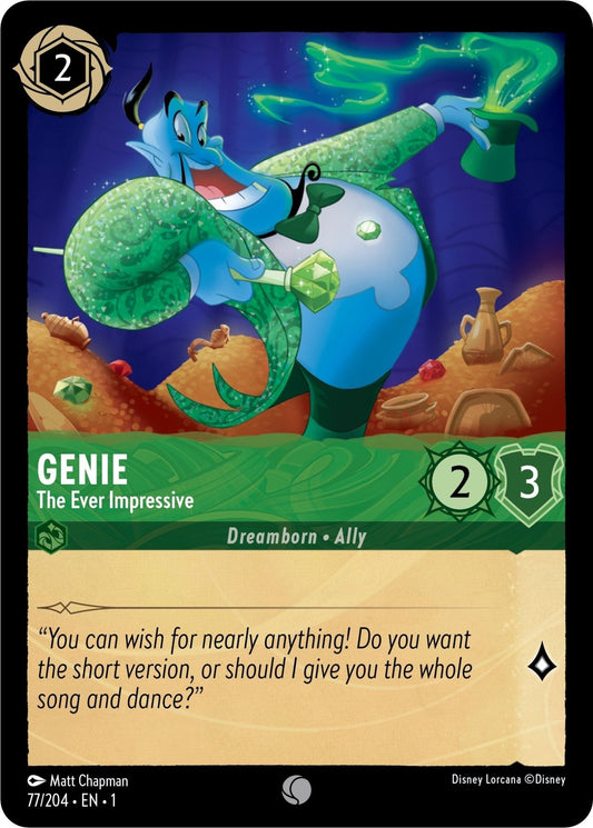 Disney Lorcana - Genie - The Ever Impressive (77/204) (The First Chapter)