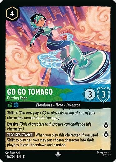 Disney Lorcana - Go Go Tomago - Cutting Edge (107/204) (Reign of Jafar)