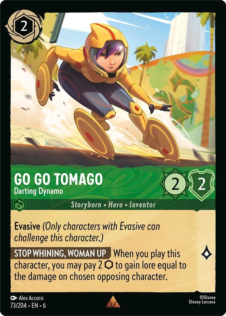 Disney Lorcana - Go Go Tomago - Darting Dynamo (73/204) (Azurite Sea)