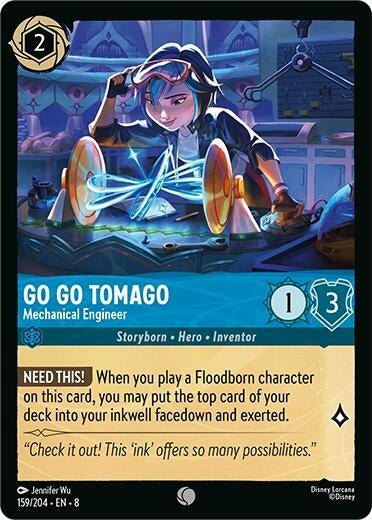 Disney Lorcana - Go Go Tomago - Mechanical Engineer (159/204) (Reign of Jafar)