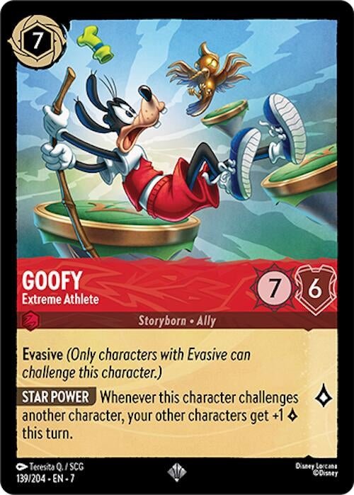 Disney Lorcana - Goofy - Extreme Athlete (139/204) (Archazia's Island)