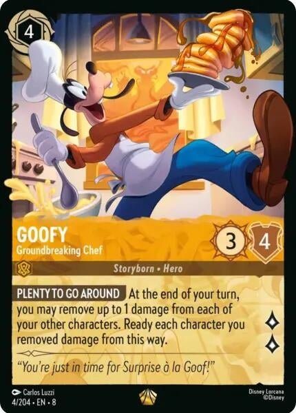 Goofy - Groundbreaking Chef (4/204) (Reign of Jafar) by LAB7 Malta, Europe