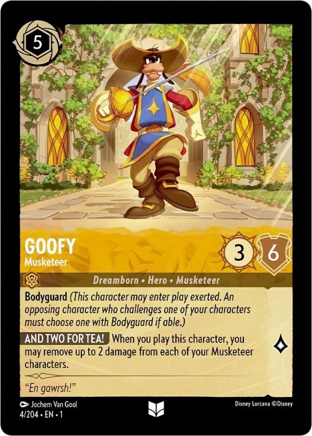 Disney Lorcana - Goofy - Musketeer (4/204) (The First Chapter)