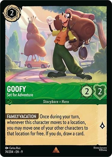 Disney Lorcana - Goofy - Set for Adventure (74/204) (Fabled)