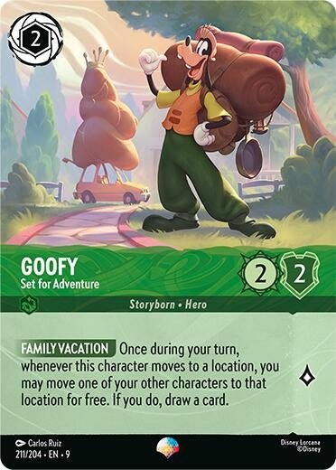 Disney Lorcana - Goofy - Set for Adventure (Epic) (211/204) (Fabled)