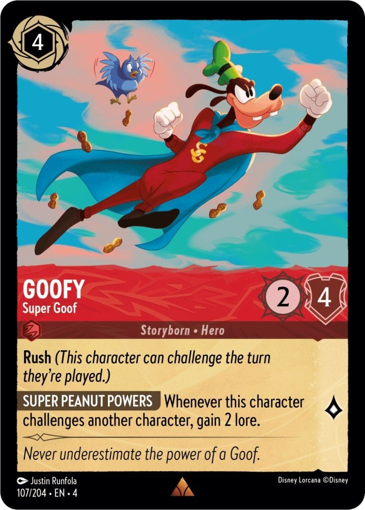 Goofy - Super Goof (107/204) (Ursula's Return) by LAB7 Malta, Europe