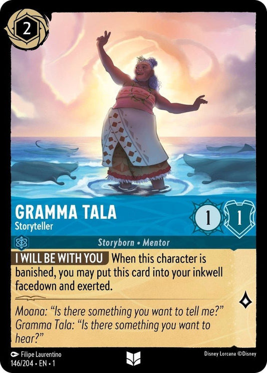 Disney Lorcana - Gramma Tala - Storyteller (146/204) (The First Chapter)
