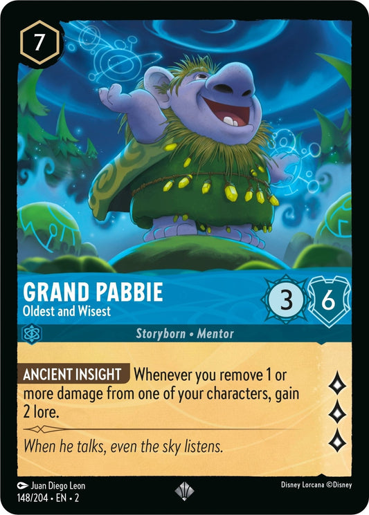 Disney Lorcana - Grand Pabbie - Oldest and Wisest (148/204) (Rise of the Floodborn)