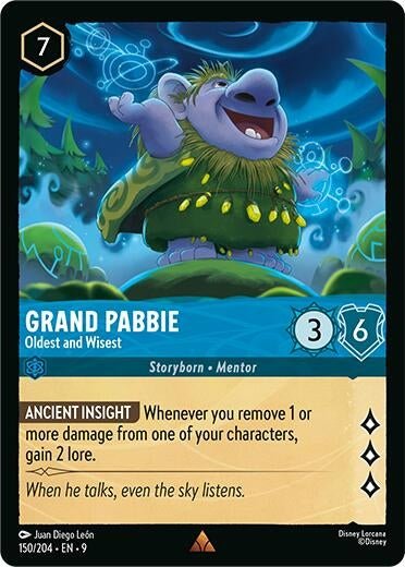Disney Lorcana - Grand Pabbie - Oldest and Wisest (150/204) (Fabled)