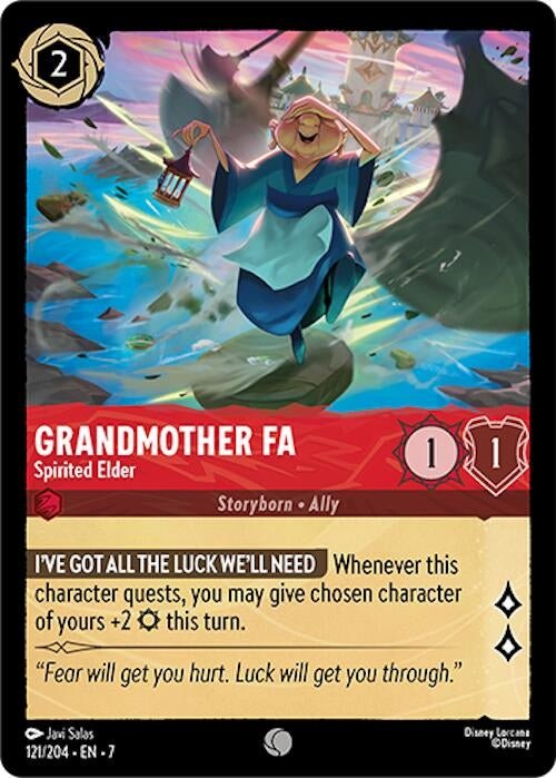 Disney Lorcana - Grandmother Fa - Spirited Elder (121/204) (Archazia's Island)