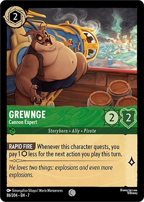 Disney Lorcana - Grewnge - Cannon Expert (86/204) (Archazia's Island)