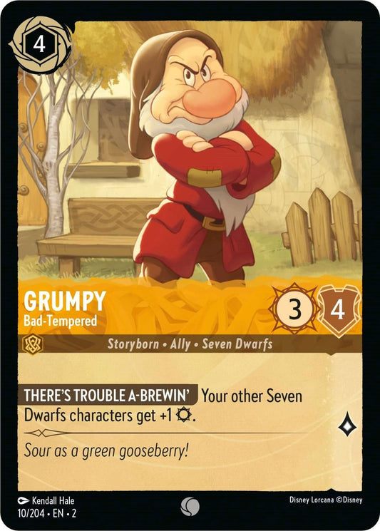 Disney Lorcana - Grumpy - Bad - Tempered (10/204) (Rise of the Floodborn)