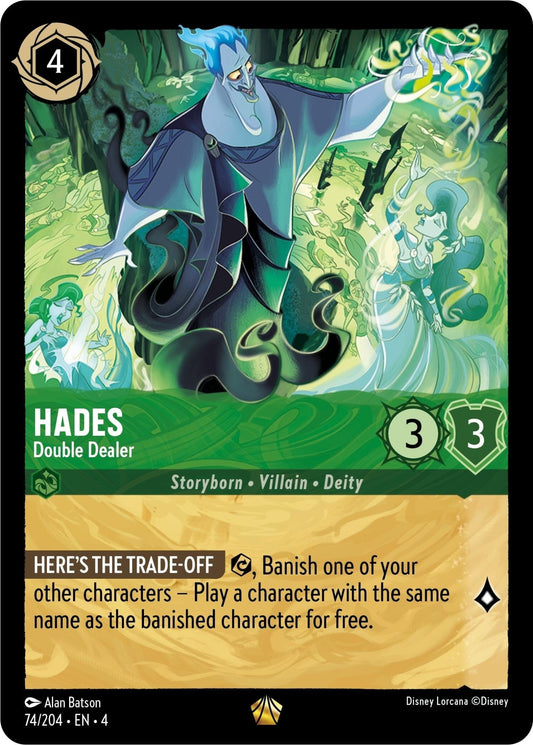 Disney Lorcana - Hades - Double Dealer (74/204) (Ursula's Return)