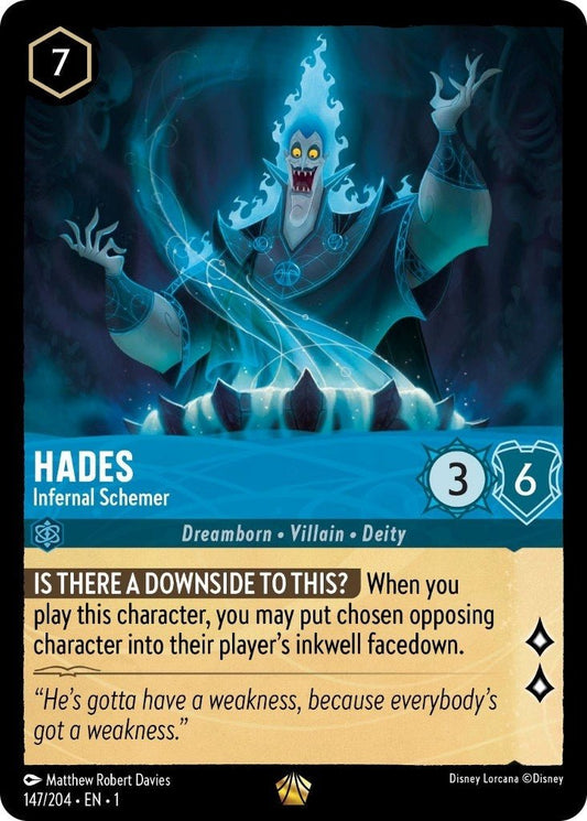 Disney Lorcana - Hades - Infernal Schemer (147/204) (The First Chapter)