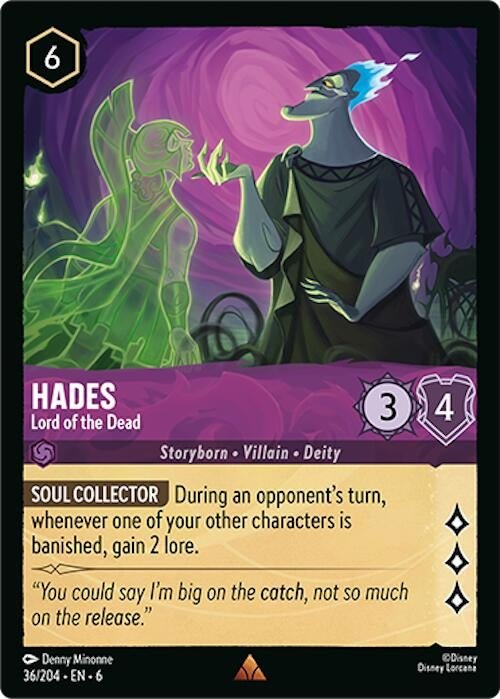 Disney Lorcana - Hades - Lord of the Dead (36/204) (Azurite Sea)