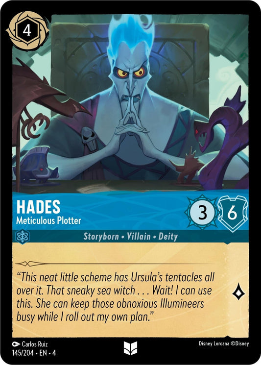 Disney Lorcana - Hades - Meticulous Plotter (145/204) (Ursula's Return)