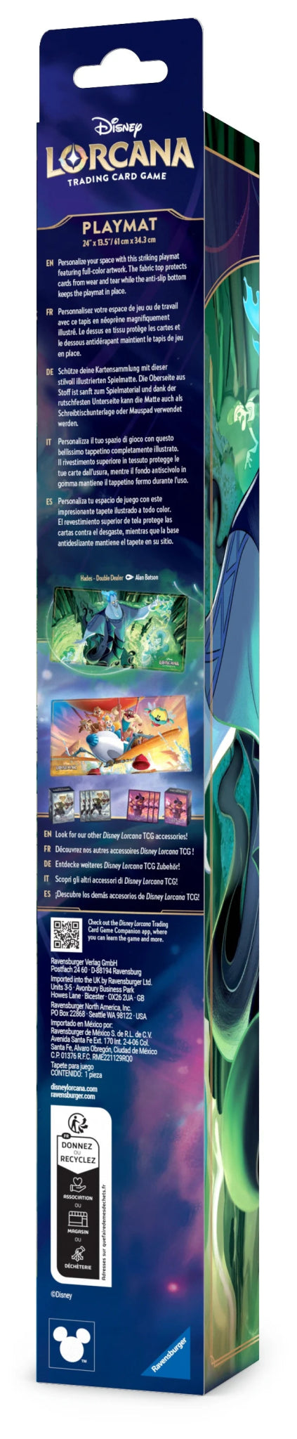 Disney Lorcana Hades Playmat – Chapter 8 by LAB7 Malta, Europe