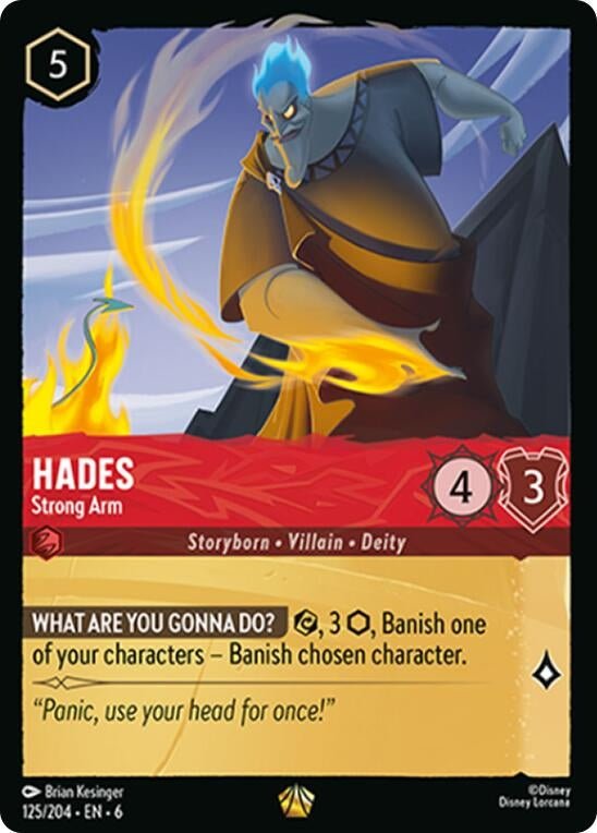 Disney Lorcana - Hades - Strong Arm (125/204) (Azurite Sea)