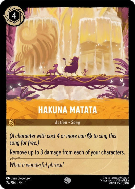 Disney Lorcana - Hakuna Matata (27/204) (The First Chapter)