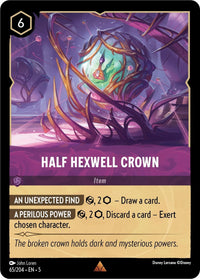 Half Hexwell Crown (65/204) (Shimmering Skies) by LAB7 Malta, Europe