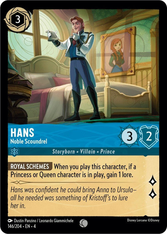 Disney Lorcana - Hans - Noble Scoundrel (146/204) (Ursula's Return)