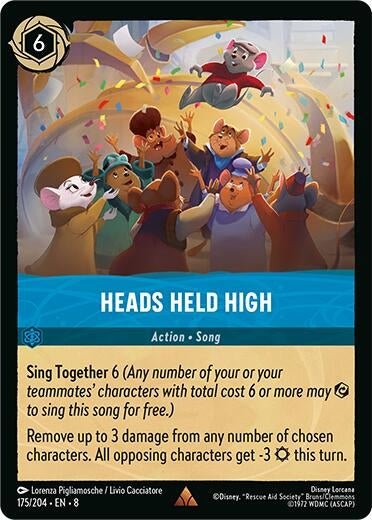 Disney Lorcana - Heads Held High (175/204) (Reign of Jafar)