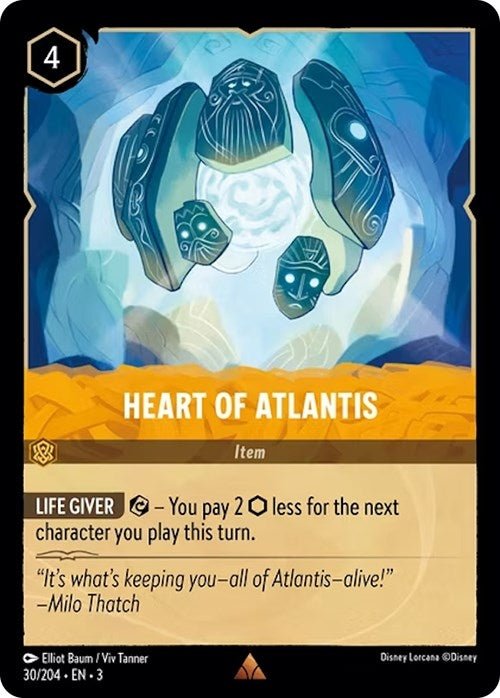 Disney Lorcana - Heart of Atlantis (30/204) (Into the Inklands)