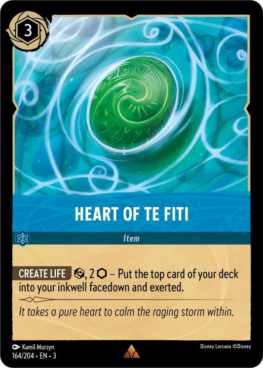 Disney Lorcana - Heart of Te Fiti (164/204) (Into the Inklands)