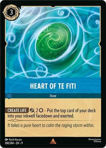 Disney Lorcana - Heart of Te Fiti (168/204) (Fabled)