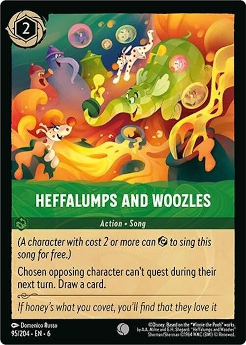 Disney Lorcana - Heffalumps and Woozles (95/204) (Azurite Sea)